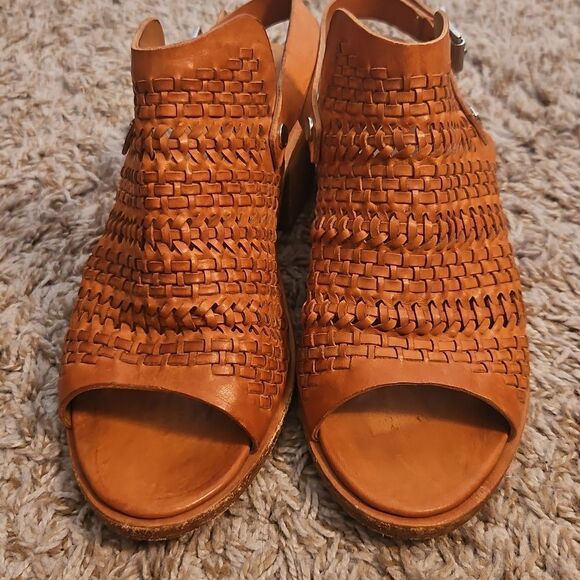 Rag & Bone Wyatt Woven Leather Sandals Size 36.5 - Picture 2 of 8